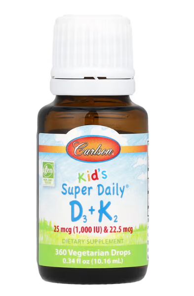 Kid's Super Daily D3 + K2 Carlson 10.16 ml