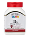 Vitamin D3 50 mcg (2000 IU) 21st Century 110 tablets