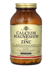 Calcium Magnesium Plus Zinc Solgar 250 tablets