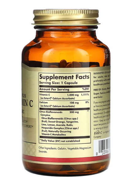 Ester-C Plus Vitamin C 1000 mg Solgar 50 capsules