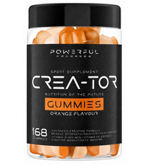 Crea-Tor Gummies Powerful Progress 168 жувальних цукерок Апельсин PWP-00050-2 фото