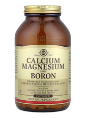 Calcium Magnesium Plus Boron Solgar 250 tablets
