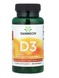 Vitamin D3 125 mcg (5000 IU) Swanson 250 softgels