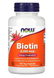 Biotin 5000 mcg Now Foods 120 veg capsules