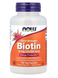 Biotin 10 mg (10000 mcg) Now Foods 120 veg capsules