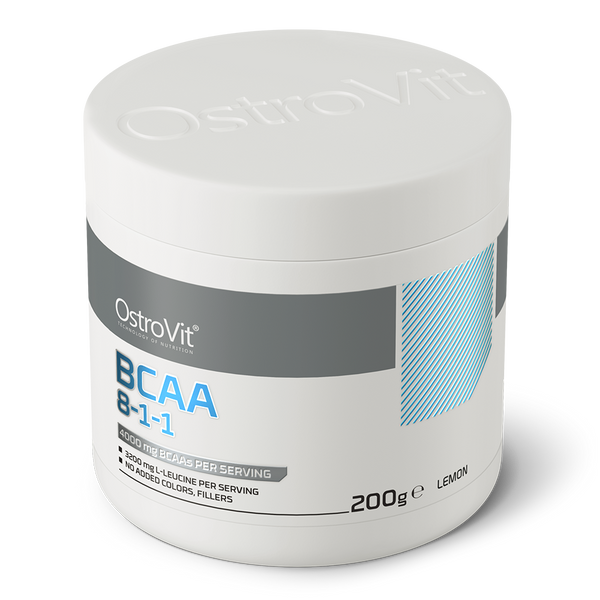 BCAA 8-1-1 OstroVit 200 г Лимон OSV-00060-2 фото