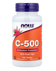 Vitamin C-500 With Rose Hips Now Foods 100 tablets