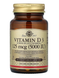 Vitamin D3 Cholecalciferol 125 mcg (5000 IU) Solgar 60 vegetable capsules