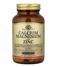 Calcium Magnesium plus Zinc Solgar 100 tablets