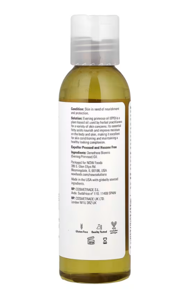 Evening Primrose Oil Now Foods Solutions 118 мл NOW-07690 фото