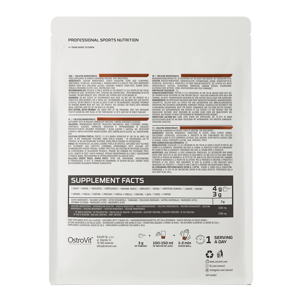 Creatine Monohydrate OstroVit 300 г Кола OSV-00070-8 фото