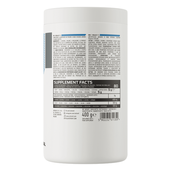 BCAA 8-1-1 OstroVit 400 г Без смакових добавок OSV-00046-3 фото