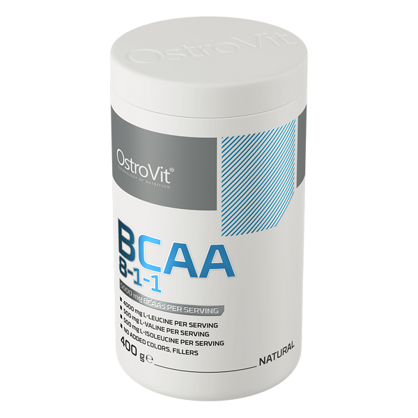 BCAA 8-1-1 OstroVit 400 г Без смакових добавок OSV-00046-3 фото