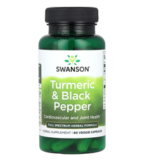 Turmeric & Black Pepper Swanson 60 veggie capsules