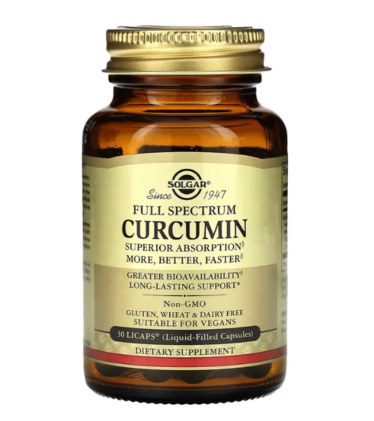Full Spectrum Curcumin Solgar 30 licaps