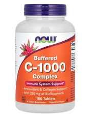 Buffered C-1000 Complex Now Foods 180 tablets