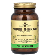 Super Ginkgo Solgar 120 vegetable capsules
