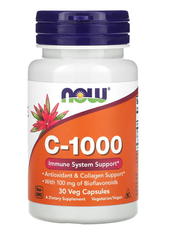 Vitamin C-1000 Now Foods 30 veg capsules