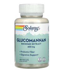 Glucomannan Rhizome Extract 600 mg Solaray 100 vegcaps