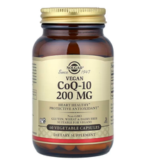 Vegan CoQ-10 200 mg Solgar 60 vegetable capsules