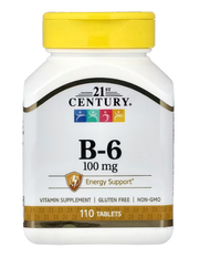 B-6 100 mg 21st Century 110 tablets