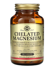 Chelated Magnesium Solgar 100 tablets