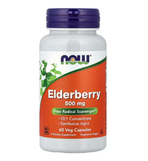 Elderberry 500 mg Now Foods 60 veg capsules
