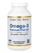 Omega-3 Premium Fish Oil 1100 мг California Gold Nutrition 240 рибних капсул CGN-01330 фото 1