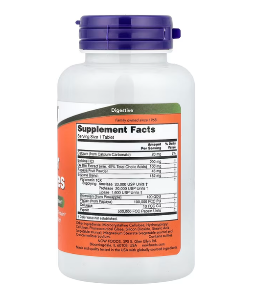 Super Enzymes Now Foods 90 tablets