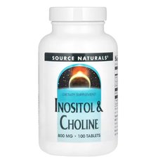 Inositol & Choline Source Naturals 100 tablets