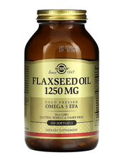 Flaxseed Oil 1250 mg Solgar 100 softgels