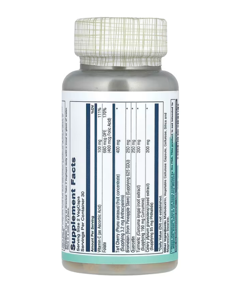 Total Cleanse Uric Acid Solaray 60 vegcaps