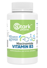 Niacinamide Vitamin B3 500 мг Stark Pharm 90 капсул 22393 фото