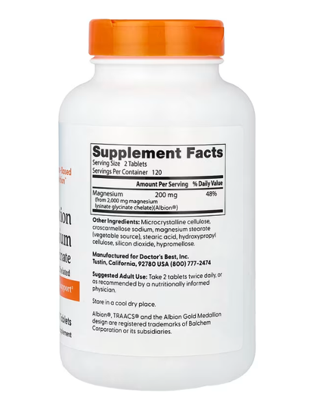 High Absorption Magnesium Doctor's Best 240 таблеток DRB-00087 фото