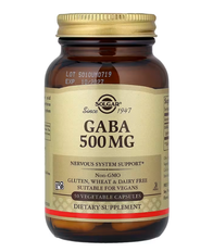 GABA 500 mg Solgar 50 vegetable capsules