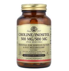 Choline/Inositol Solgar 100 vegetable capsules