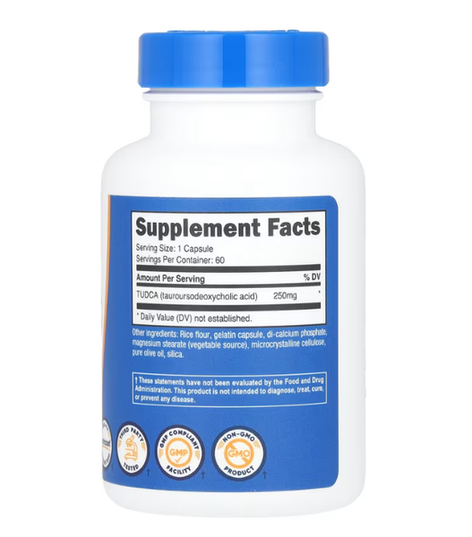 TUDCA 250 mg Nutricost 60 capsules