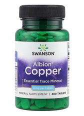 Albion Copper 2 мг Swanson 300 таблеток SWV-01223 фото