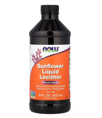Sunflower Liquid Lecithin Now Foods 473 ml