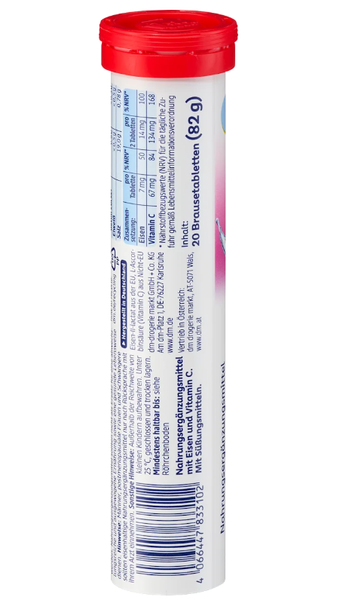 Iron + Vitamin C Mivolis 20 effervescent tablets