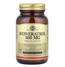 Resveratrol 100 mg Solgar 60 vegetable capsules