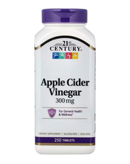 Apple Cider Vinegar 300 мг 21st Century 250 таблеток CEN-22848 фото