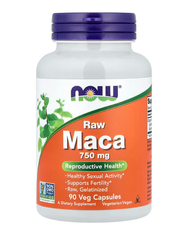 Raw Maca 750 mg Now Foods 90 veg capsules