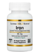 Ferrochel Iron Bisglycinate 36 mg California Gold Nutrition 90 veggie capsules
