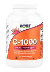 Vitamin C-1000 with Bioflavonoids Now Foods 500 veg capsules