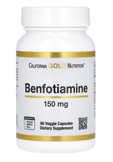 Benfotiamine 150 mg California Gold Nutrition 90 veggie capsules