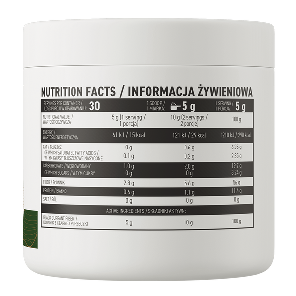Black currant Fiber OstroVit 150 г OSV-00204 фото