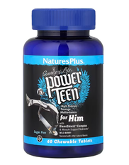 Source of Life Power Teen for Him Sugar Free Wild Berry NaturesPlus 60 chewable tablets