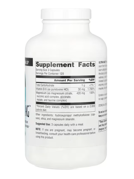Ultra-Mag Source Naturals 360 капсул SNS-02953 фото