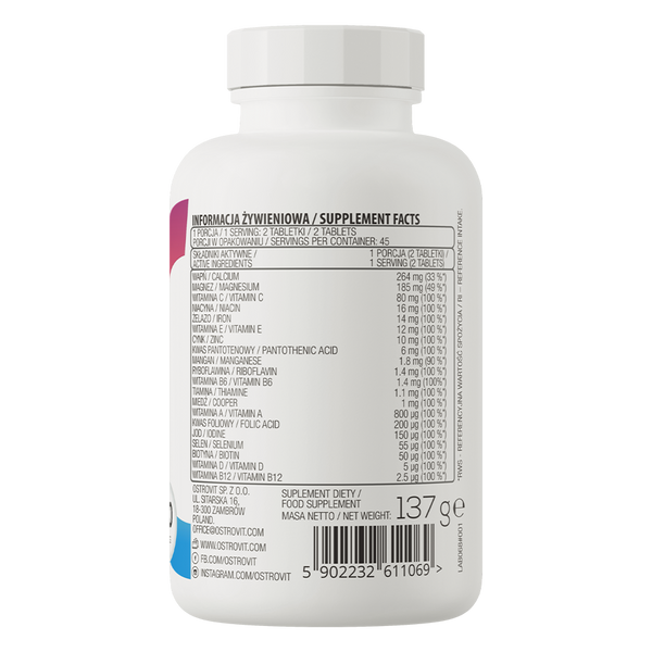 100% Vit&Min OstroVit 90 таблеток OSV-00051 фото